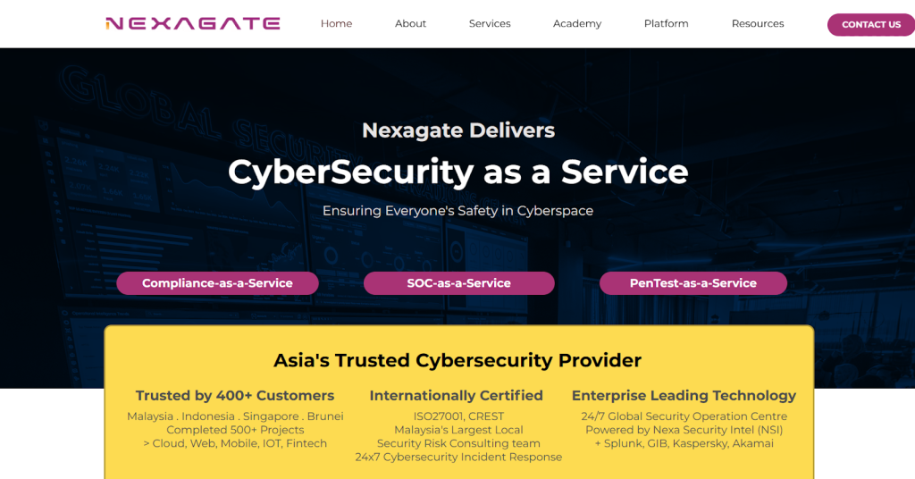 Nexagate cybersecurity audit company