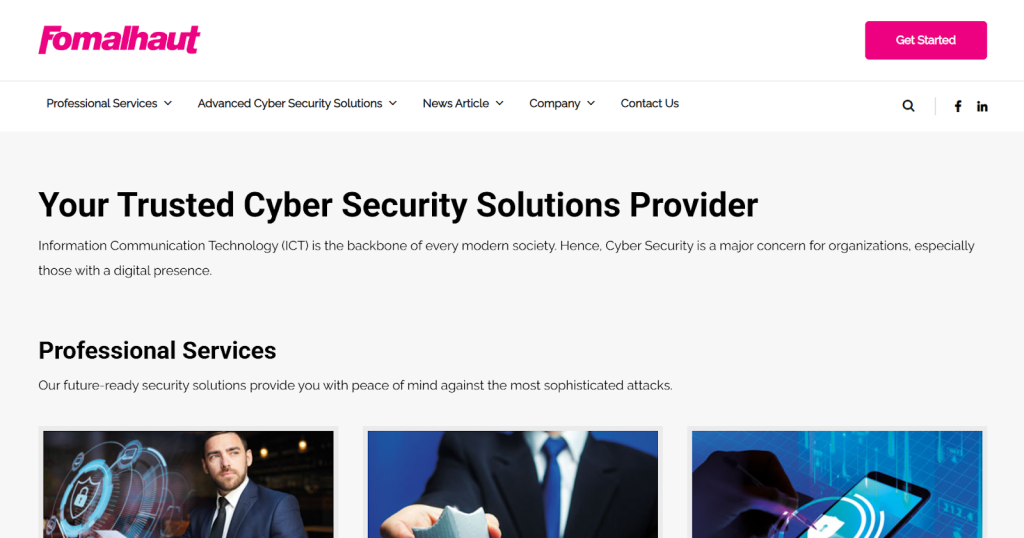 Fomalhaut Security vulnerabilities assessment services