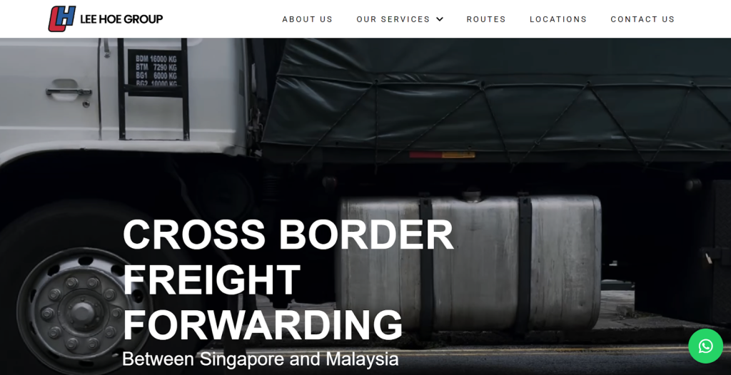 Lee Hoe Transport Pte Ltd freight forwarding company