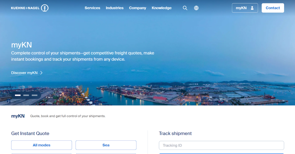 Kuehne + Nagel Malaysia Sdn. Bhd. freight forwarding company