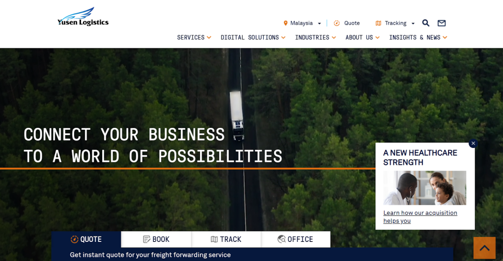 Yusen Logistics (Malaysia) freight forwarding company