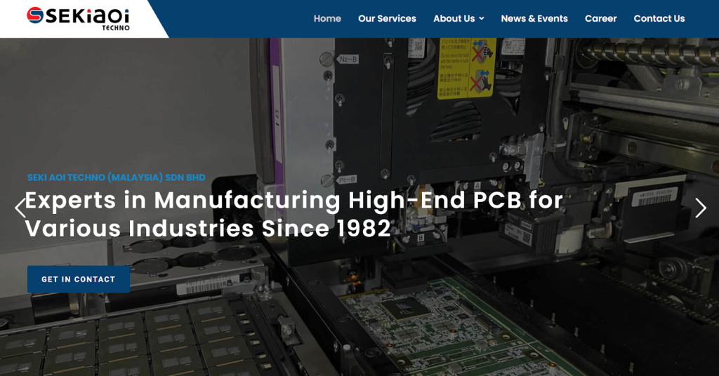 3. Seki Aoi Techno (Malaysia) Sdn Bhd prototype PCB manufacturer