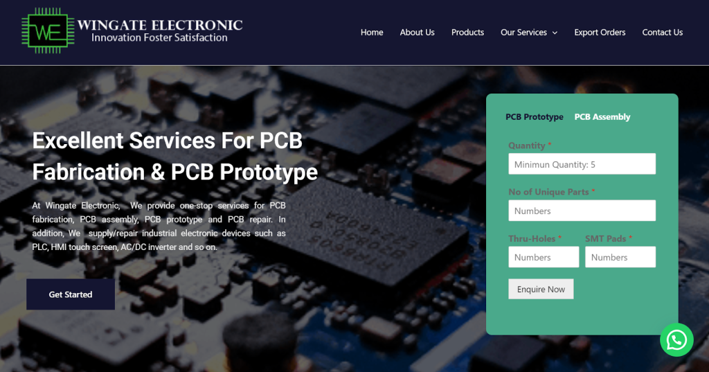 Wingate Electronic Sdn Bhd prototype PCB manufacturer