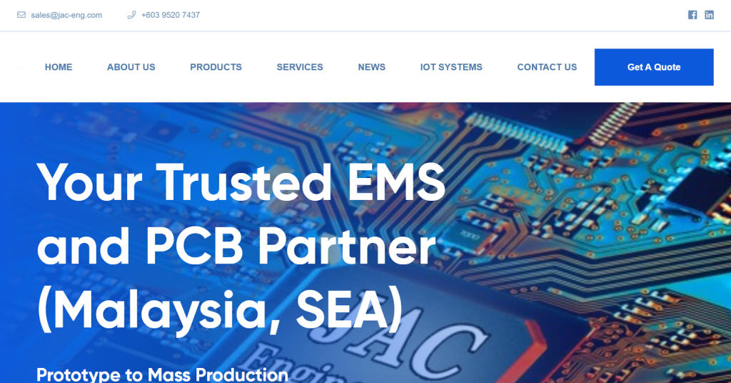 JAC Engineering Sdn Bhd prototype PCB manufacturer