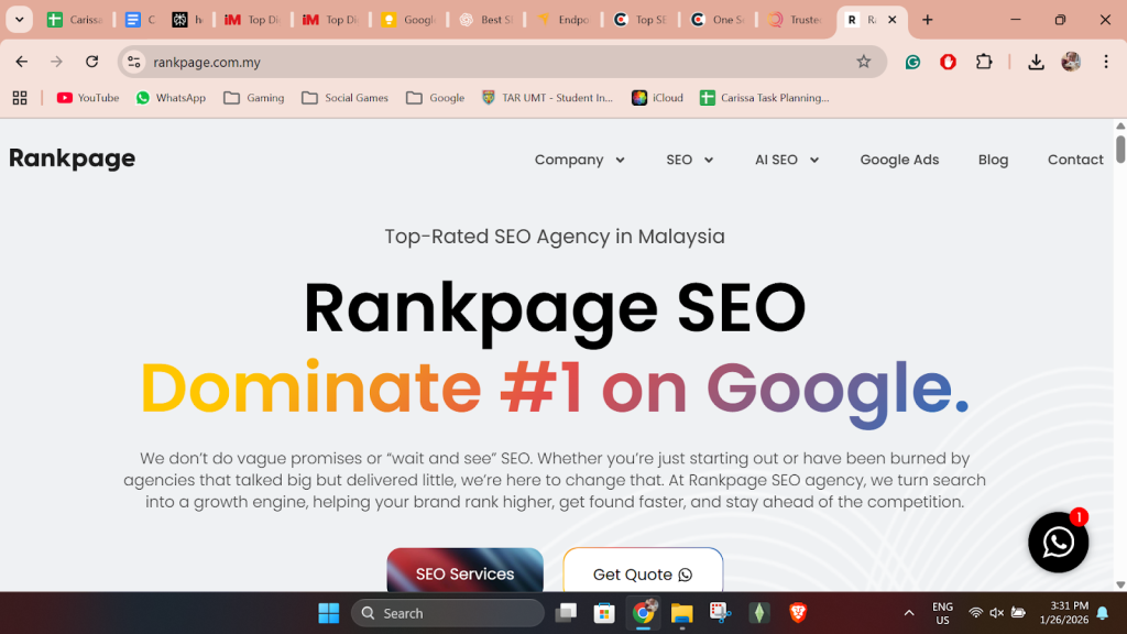 Rankpage