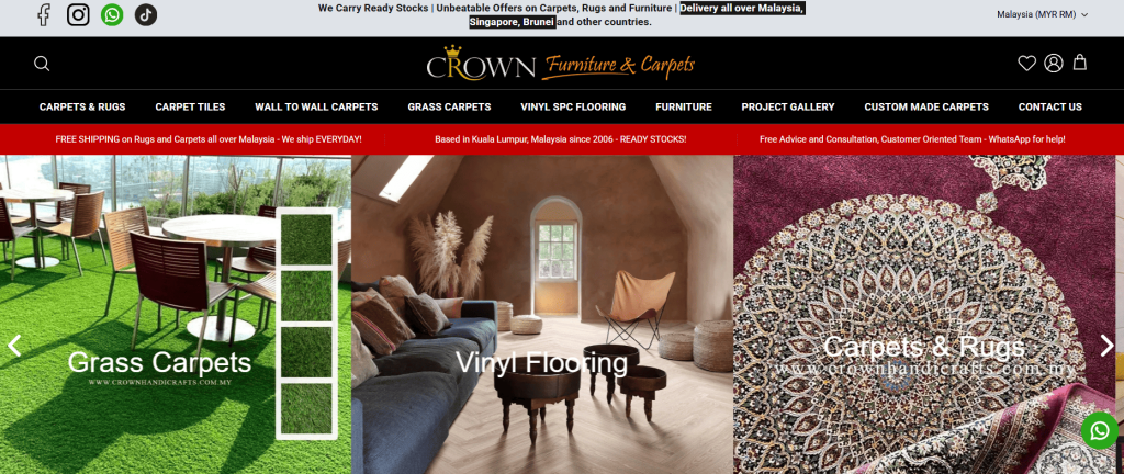 Crown Furniture Carpets 